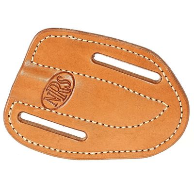 NRS Saddle Shop Straight Back Knife Leather Sheath SKS Tan