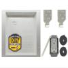 DataComm Electronics 45-8011-1P Multi-Functional Recessed Media Box with Integrated Duplex Power Receptacle For Seamless Home & Office Connectivity Solutions, In Wall Box, Hides TV Outlet & Cables view 1