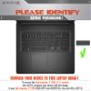 Decalrus - Protective Decal for The Dell Inspiron 17 3780 (17.3" Screen) Laptop with Customized Name DEinspiron17_3780-Name2 view 2