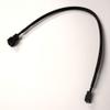 OKGEAR 3-Pin Fan Extension Cable with Black Sleeving (12") view 1