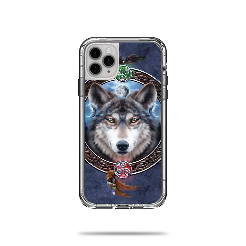 MightySkins Skin for Lifeproof Next Case iPhone 11 Pro Max - Wolf Dreamcatcher | Protective, Durable, and Unique Vinyl Decal wrap Cover | Easy to Apply, Remove, and Change Styles | Made in The USA