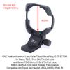 Aviation Aluminum Tripod Mount Ring Lens Collar for Canon TS-E 17mm f/4L Tilt-Shift Lens 3553B002 and Canon TS-E 24mm f/3.5L II Tilt-Shift Lens 3552B002, with Quick Release Plate for Tripod Ball Head view 2