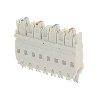 AMP Industries 558401-1 Connector Wiring Connecting Block - 4 Pair, 110 Punch Down Ivory New Lot Quantity-10