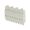 AMP Industries 558401-1 Connector Wiring Connecting Block - 4 Pair, 110 Punch Down Ivory New Lot Quantity-10 view 1