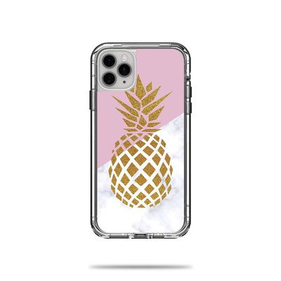 MightySkins Skin for Lifeproof Next Case iPhone 11 Pro Max - Pretty Pineapple | Protective, Durable, and Unique Vinyl Decal wrap Cover | Easy to Apply, Remove, and Change Styles | Made in The USA