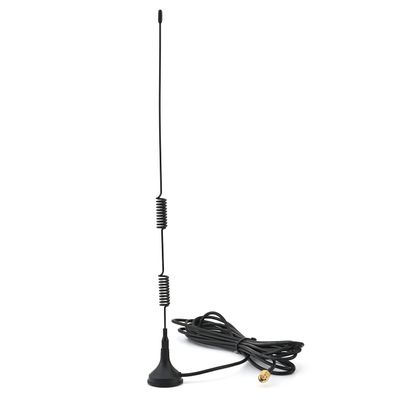 Othmro GSM GPRS WCDMA 2G 3G Antenna 700-1800Mhz 9DB RG174 SMA Male Extension Cable 3 Meter 30.5cm Length Black 1Pcs with Magnetic Base