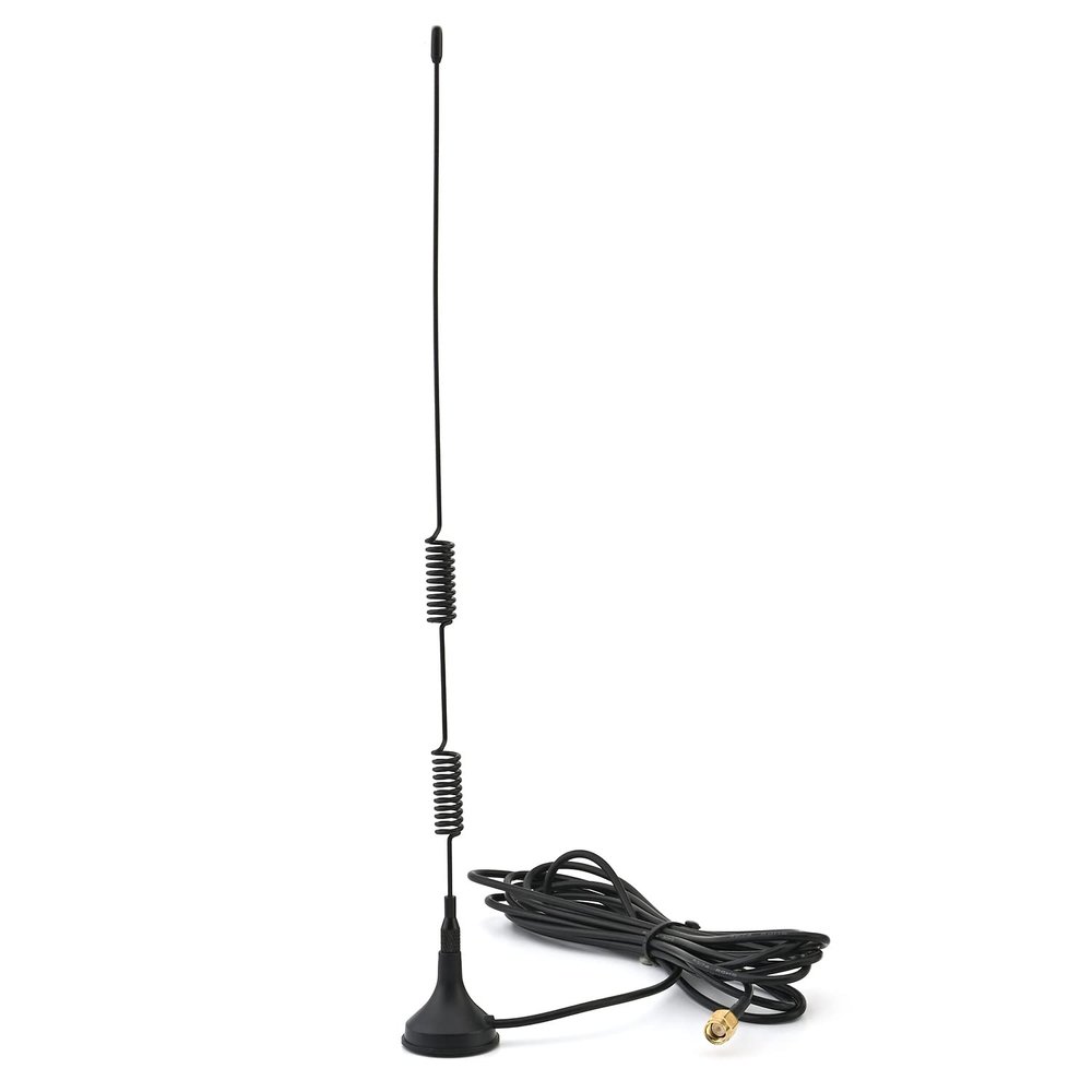 Othmro GSM GPRS WCDMA 2G 3G Antenna 700-1800Mhz 9DB RG174 SMA Male Extension Cable 3 Meter 30.5cm Length Black 1Pcs with Magnetic Base
