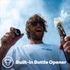 Speaqua Cruiser H2.0 - Waterproof Bluetooth Speaker w/Bottle Opener - Dual Pairing - Beach & Outdoor Accessory - Great White view 2
