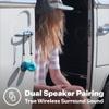 Speaqua Cruiser H2.0 - Waterproof Bluetooth Speaker w/Bottle Opener - Dual Pairing - Beach & Outdoor Accessory - Great White view 4