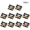 Fielect 10Pcs PCB USB Connector HDMI Female Jack 19 Pin Patch Gold Tone view 4