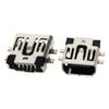 Fielect 20Pcs PCB USB Connector 5P Female Jack 5 Pin Short Body Sinking Plate view 1