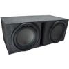 American Sound Connection 212VH Universal Car Stereo Dual 12" Vented Subwoofer Stereo Sub Box Ported Enclosure 5/8" MDF and R-W12D2 Type R Series Sub Dual 2 Ohm 2250W Peak 12" Subwoofer view 1