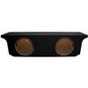 American Sound Connection ASC JW2X12-074DR-BS Compatible with Jeep Wrangler JK Unlimited 2007-2018 4 Door Custom Dual 12" Subwoofer Enclosure Sub Box view 2