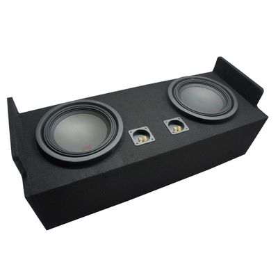 American Sound Connection Compatible with 1982-2004 GMC Sonoma Extended Cab Truck Alpine R-W12D2 Type R Car Audio Subwoofers Custom Dual 12" Sub Box Enclosure Package