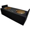 American Sound Connection Compatible with 1982-2004 GMC Sonoma Extended Cab Truck Alpine R-W12D2 Type R Car Audio Subwoofers Custom Dual 12" Sub Box Enclosure Package view 4