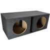 American Sound Connection Alpine Bundle Compatible with Universal Car S-W10D2 Type S Dual 10" Custom Loaded Sub Box Enclosure view 2