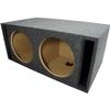 American Sound Connection 2X12VMBASS Universal Car Stereo Dual 12" SPL Bass Subwoofer Labyrinth Vent Sub Box Stereo Enclosure and R-W12D2 Type R Series Sub Dual 2 Ohm 2250W Peak 12" Subwoofer view 4