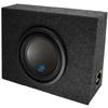 American Sound Connection Alpine Bundle Compatible with Universal Vehicles S-W10D4 Single 10" Loaded Sub Box Enclosure view 1
