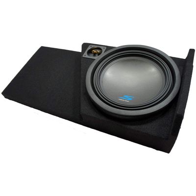 American Sound Connection Compatible with 2014-2018 GMC Sierra Double Cab Alpine S-W12D4 Type S Car Audio Subwoofer Custom Single 12" Sub Box Enclosure Package New