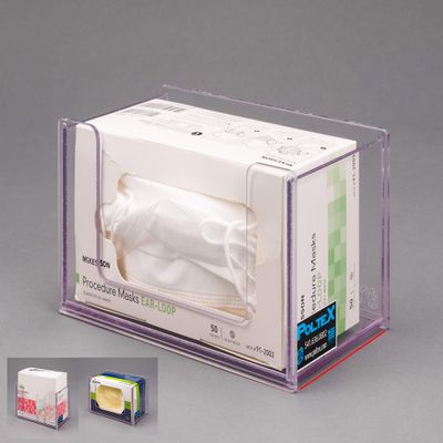 Poltex Single Mask Box Holder (Break Resistant PETG) (Wall Mount)