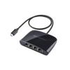 Cable Matters USB C to 4-Port Gigabit Ethernet Switch for Network Sharing on The Move, Thunderbolt Ethernet Splitter, USB C Gigabit Switch, Compatible with Thunderbolt 5/4 view 1