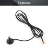 Othmro GSM GPRS WCDMA 2G 3G Antenna 700-1800Mhz 5DB RG174 SMA Male Extension Cable 2 Meter 20.5cm Length Black 1Pcs with Magnetic Base view 3