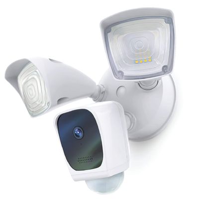 Home Zone Security Floodlight Camera Smart 2.4 GHz Wireless 1080P Outdoor Security Flood Light Camera, No Subscription Required