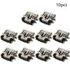 Fielect 10Pcs PCB USB Connector 5P Female Jack 5 Pin Short Body Sinking Plate view 4