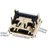 Fielect 15Pcs PCB USB Connector HDMI Female Jack 19 Pin Patch Gold Tone view 2