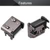 Fielect 10Pcs PCB USB Connector HDMI Computer Female Jack 19 Pin Patch view 3