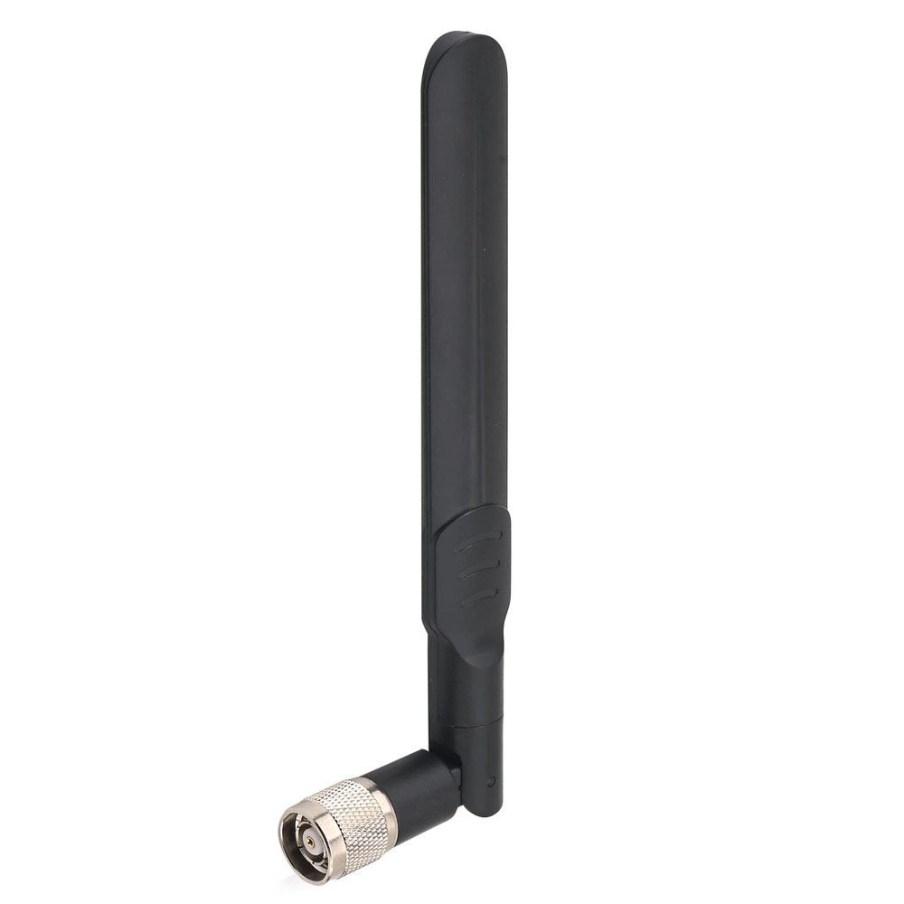 Othmro LET 4G GSM Antenna TNC Silver Jack 1PCS,GSM Connector 780-960/1710-2700Mhz 5DB 164mm for WiFi Router Booster Foldable Paddle Type