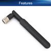 Othmro LET 4G GSM Antenna TNC Silver Jack 1PCS,GSM Connector 780-960/1710-2700Mhz 5DB 164mm for WiFi Router Booster Foldable Paddle Type view 4