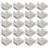 Fielect PCB USB Connector USB-AF Female Jack 4 Pin 90 Degree No-Curled Edge Straight Insert 20Pcs view 1