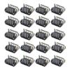 Fielect 20Pcs USB-A Female Socket Jack Connector 4 Pin Front Insert 90 Degree Curled Edge PCB Connector, Repair Replacement Adapter view 3