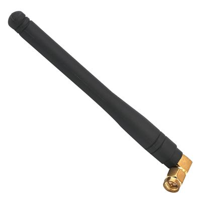 Othmro GSM Antenna 800-960/1710-2170Mhz 3DB 110mm 1PCS,SMA Male Right Angle Elbow Connector for WiFi Router Booster