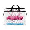 ALAZA Pink Flamingo Watercolor Animal Painting Laptop Case Bag Sleeve Portable Crossbody Messenger Briefcase Convertible w/Strap Pocket for MacBook Air Pro Surface Dell ASUS hp Lenovo 14-15.4 inch view 1