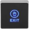 Fielect Touch Sensor Door Exit Release Button NO/NC/COM Switch with LED Indicator for Access Control 86mmx86mm Panel White 12V 3A view 1