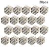 Fielect PCB USB Connector Type A Female Jack 8 Pin Double Layer 180 Degree 14.2mm Length Curled Edge 20Pcs view 4