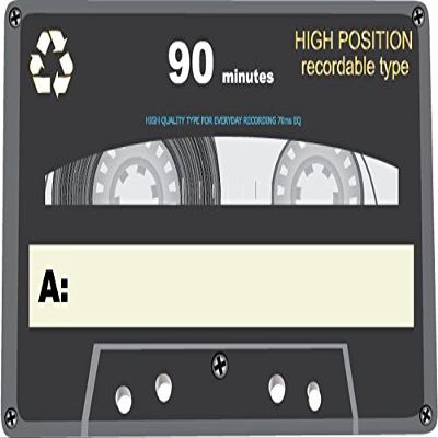 Zirni Audio Cassette High Position Sticker Decal Design