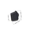 Fielect 5Pcs Silicone Micro HDMI Anti Dust Cover Plugs Protector Stopper Cap Black for Female Port Black for TV, Computer view 2