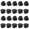 Fielect 20Pcs RJ11 Silicone Anti Dust Cover Plug Stopper RJ11 Protector Telephone Modular Port RJ11 Anti Dust Cap Cover Black view 1