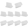 Fielect 20pcs Anti-Dust Stopper USB A3 Silicone Cap Port Cover Anti Dust Protector Translucent view 1