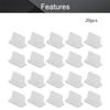 Fielect 20pcs Anti-Dust Stopper USB A3 Silicone Cap Port Cover Anti Dust Protector Translucent view 3