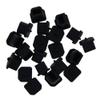 Fielect 10Pcs Silicone USB Anti Dust Cover Plug Protector USB Cap Port Cover for USB-B Black view 1