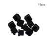 Fielect 10Pcs Silicone USB Anti Dust Cover Plug Protector USB Cap Port Cover for USB-B Black view 4