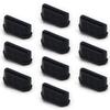 Fielect 20Pcs Silicone HDMI Anti Dust Cover Plugs Protector Stopper Cap Black for Female Port Black for TV, Computer, 14x7x5mm view 4