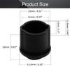 Fielect 5pcs Anti-Dust Stopper BNC-A Silicone Cap Port Cover Anti Dust Protector Black view 2