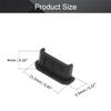 Fielect 10Pcs Silicone Mini-HDMI Anti Dust Cover Plugs Silicone Protector Stopper Cap Black for Female Port Black for TV, Computer, 11.5 x 5.5 x 4mm view 2
