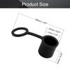 Fielect 20pcs Anti-Dust Stopper BNC-B Silicone Cap Port Cover Anti Dust Protector Black view 2