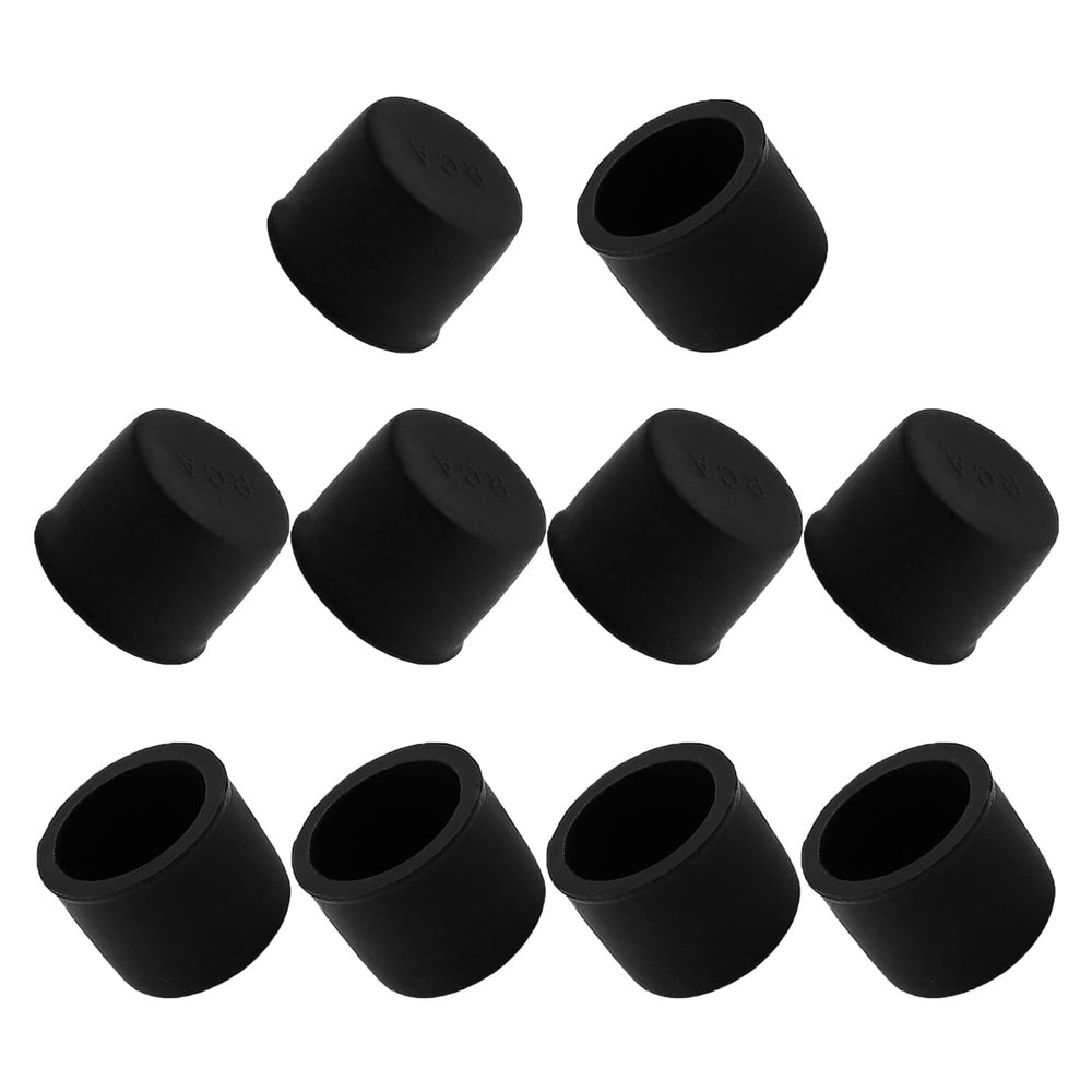 Fielect 10Pcs Silicone RCA Anti Dust Cover Plugs RCA Port Cap Stopper Cover RCA Cap Black